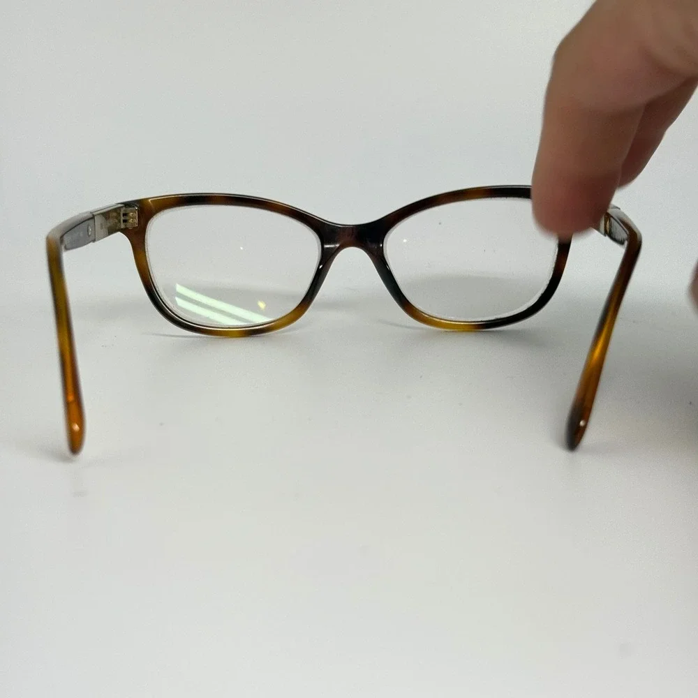 Burberry B 2232 3316 Dark Havana Tortoise Cat Eye Eyeglass Frame Italy 51-17-140